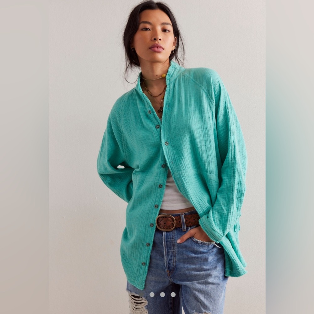 Free People Gauzy Blouse